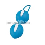 Вагінальні кульки Fun Factory Smartballs Duo, блакитні - Фото №1