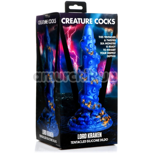Фаллоимитатор Creature Cocks Lord Kraken, синий