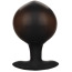 Анальный расширитель Weighted Silicone Inflatable Plug Large, черный - Фото №8