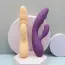 Вібратор Sweet Em Velvet Lure Flexi Bunny Vibrator, помаранчевий - Фото №5