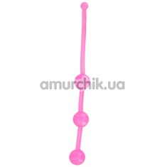 Анальні буси Thai Beads, рожеві - Фото №1