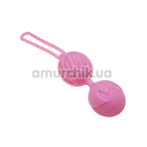 Вагинальные шарики Adrien Lastic Geisha Lastic Balls S, светло-розовые - Фото №1