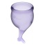 Набір з 2 менструальних чаш Satisfyer Feel Secure, фіолетовий - Фото №5