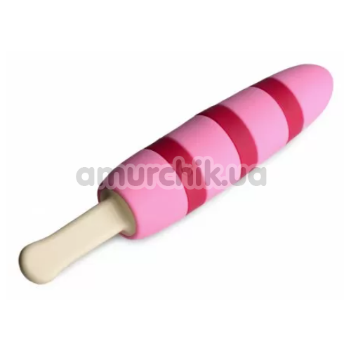 Вібратор Cocksicle Ticklin Pink, рожевий - Фото №1