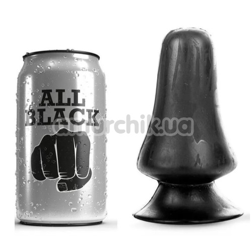Анальная пробка Mister B All Black AB39, черная