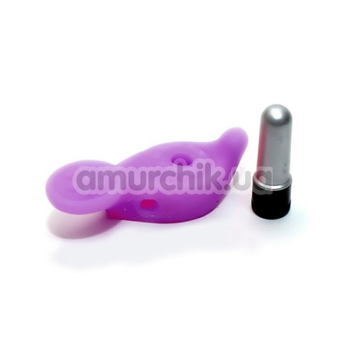 Виброкольцо Hands And Penis Free Vibrating Pleasure Ring, фиолетовое