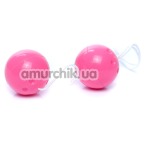Вагинальные шарики Boss Series Duo Balls, розовые - Фото №1