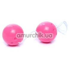 Вагинальные шарики Boss Series Duo Balls, розовые - Фото №1