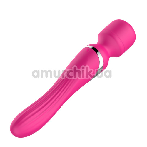 Универсальный вибромассажер Foxshow Silicone Dual Massager, розовый