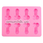 Форма для випічки та льоду Penis Baking Mold/Ice Cube Mold, рожева - Фото №1