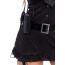Костюм полицейской Leg Avenue Dirty Cop черный: платье + фуражка + пояс + перчатки + галстук + рация - Фото №5