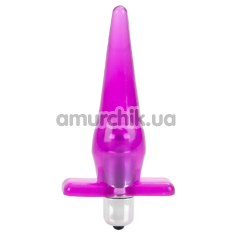 Анальная пробка с вибрацией Mini Vibro Tease, фиолетовая - Фото №1