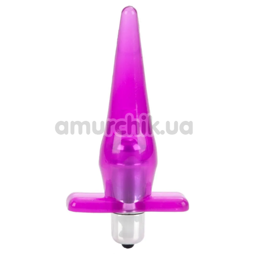 Анальна пробка з вібрацією Mini Vibro Tease, фіолетова - Фото №1