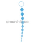Анальные бусы Thai Toy Beads голубые - Фото №1