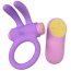 Виброкольцо для члена Party Color Toys Riny, фиолетовое - Фото №0