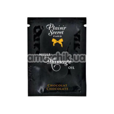 Масажна олія Plaisirs Secrets Paris Huile Massage Oil Chocolate - шоколад, 3 мл - Фото №1