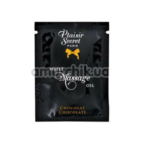 Масажна олія Plaisirs Secrets Paris Huile Massage Oil Chocolate - шоколад, 3 мл