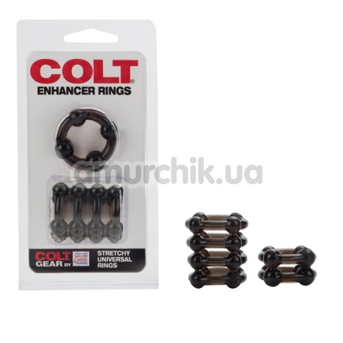 Набор эрекционных колец Colt Enhancer Rings, черный