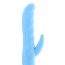 Вібратор Lia Twin Teaser, блакитний - Фото №2