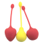 Виброяйцо Vibrating Egg Pear PL-B140, желтое - Фото №4