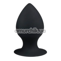 Анальная пробка Easy Toys Round Butt Plug S, черная - Фото №1
