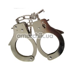Наручники Crucial Cuffs из хромированной стали - Фото №1
