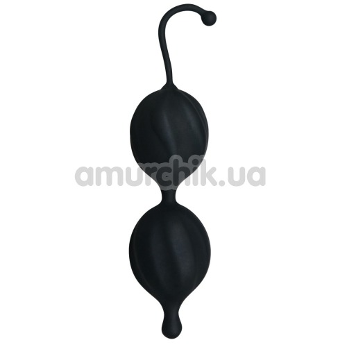 Вагинальные шарики Black Velvets Balls, черные - Фото №1