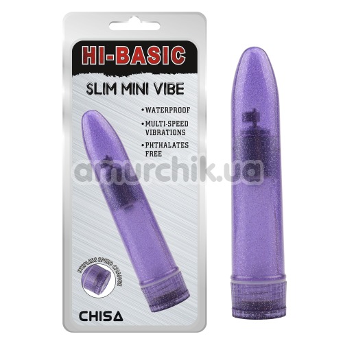 Вибратор Hi Basic Slim Mini Vibe, фиолетовый
