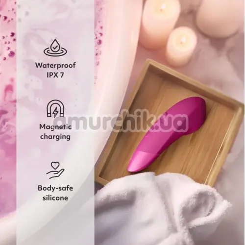Симулятор орального секса для женщин Womanizer Enhance, розовый