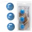 Анально-вагинальные шарики Sexual Balls, голубые - Фото №2