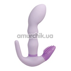 Анально-вагинально-клиторальный вибратор Perfect Anchor, фиолетовый - Фото №1