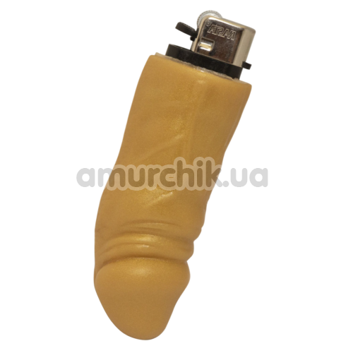Зажигалка в виде пениса Diverty Sex Penis, золотая