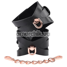 Фіксатори для рук Sex & Mischief Brat Handcuffs, чорні - Фото №1