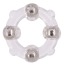Эрекционное кольцо Stud Ring With Beads, прозрачное - Фото №1