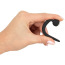 Уретральная вставка Penis Plug Jewellery Pin 100% Silicone, черная - Фото №6