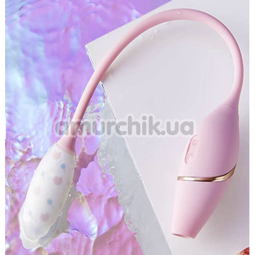 Симулятор орального секса для женщин с вибрацией и подогревом Kistoy Cathy Mini, розовый
