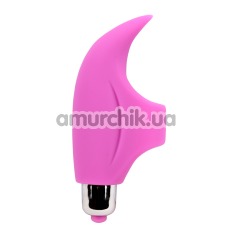 Вібронасадка на палець MisSweet Kinky, рожева - Фото №1