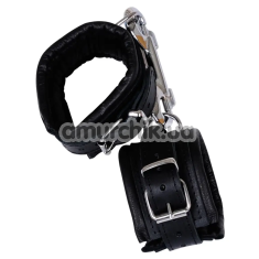 Наручники Zado Leather Cuffs, черные - Фото №1