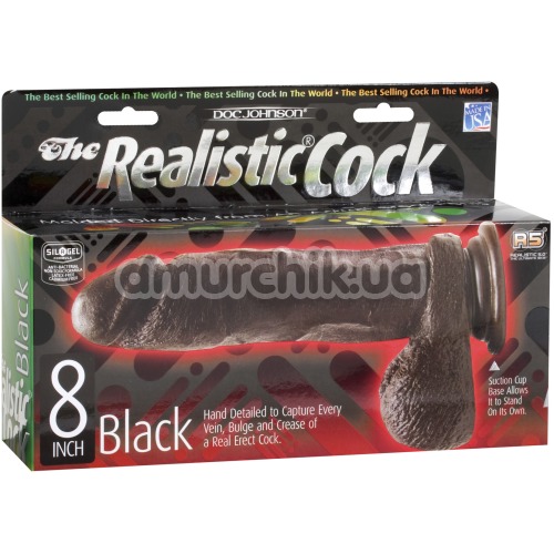 Фаллоимитатор Realistic Cock 8 Inch, коричневый