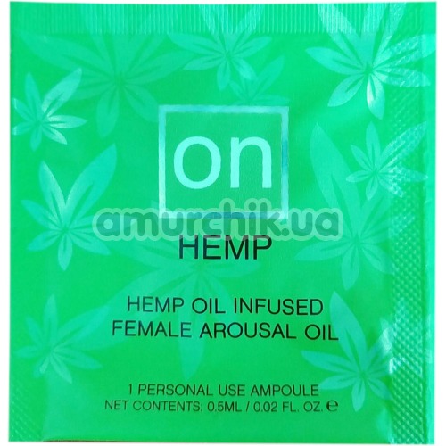 Возбуждающее масло Sensuva On Female Arousal Oil Hemp, 0.5 мл
