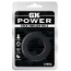 Ерекційне кільце GK Power Cock Sweller No.2, чорне - Фото №4
