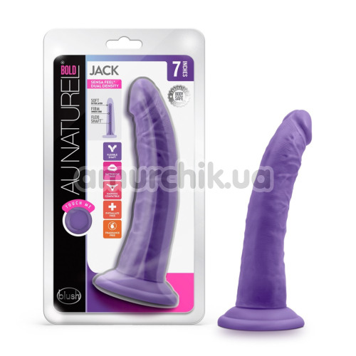 Фаллоимитатор Au Naturel Bold Jack 7 Inch, фиолетовый