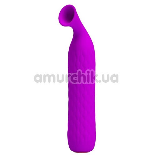 Симулятор орального секса для женщин Pretty Love Jonas, фиолетовый - Фото №1