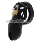 Пояс верности для мужчин Hidden Desire Extreme Penis Gear Chastity Cock Cage Long Silicone, черный - Фото №1