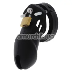 Пояс верности для мужчин Hidden Desire Extreme Penis Gear Chastity Cock Cage Long Silicone, черный - Фото №1