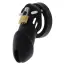 Пояс верности для мужчин Hidden Desire Extreme Penis Gear Chastity Cock Cage Long Silicone, черный - Фото №1