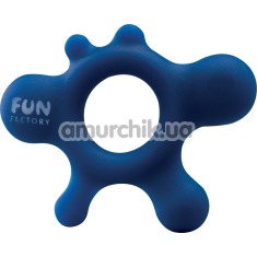 Эрекционное кольцо Fun Factory Rain, синее - Фото №1