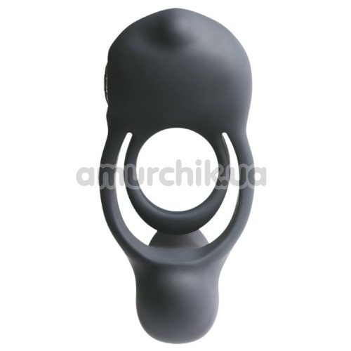 Виброкольцо VeDO Roco Rechargeable Dual C-Ring, черный - Фото №1