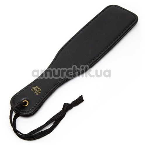 Шлепалка Fifty Shades of Grey Bound to You Faux Leather Small Spanking Paddle, черная