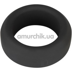 Эрекционное кольцо Black Velvets Cock Ring 2.6 cm, черное - Фото №1